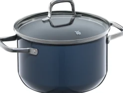 WMF Fusiontec Essential Fleischtopf mit Deckel, 20cm Blueberry