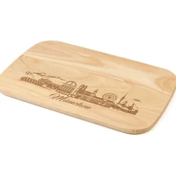 Zassenhaus Brotzeitbrett "Kustermann - Skyline München"