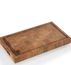 Zassenhaus Hackblock, Eiche Stirnholz 45 x 25 x 4 cm